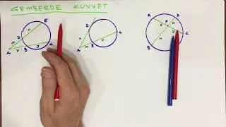 ÇEMBER -6 ( Çemberde kuvvet özellikleri ve soru çözümü )