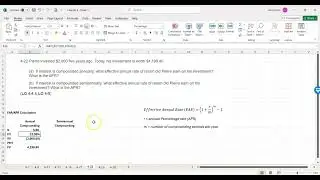 Chapter 4 Problem 22 CFIN7 Excel