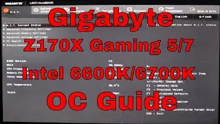 Руководство по разгону GIGABYTE GA-Z170X-Gaming 5/7 