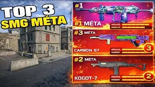 TOP 3 DES MEILLEURES SMG SUR WARZONE !! MPC / KOGOT / CARBONE ! CLASSES DE BUILD SMG BO7 WARZONE
