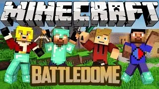 Minecraft: Battle Dome - Diamond In Gravel? w/Vikstar, Noah and Palmerator