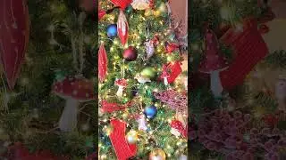 Mushroom woodland Christmas tree #christmas