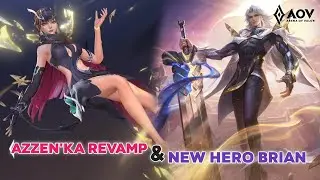 AOV New Hero Brian (Li Xin HoK) & Azzen'Ka Revamp (Lady Zhen HoK) | S4-2025 Arena of Valor