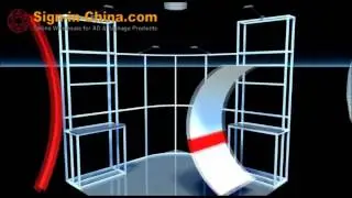 No Tool Assembly Modular Trade Display System