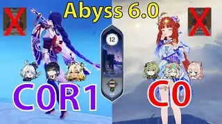 Genshin Impact Spiral Abyss 6.0 | C0R1 Raiden Shogun, C0 Nilou | NO Lauma, NO Ineffa