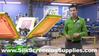 60 Sec Tips, Screen Printing Press Options for Silk Screening