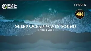 Sleep Ocean Waves Sound for Deep Sleep | 1 Hours of Calming Sea Ambience