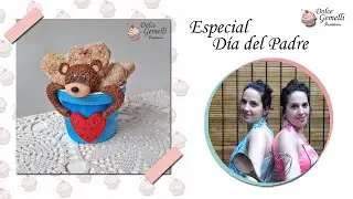 Receta f&aacute;cil y modelado de oso en porcelana fr&iacute;a simple