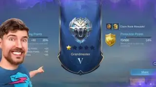 🚀 FINALLY COME GRANDMASTER CHALLENGE COMPLETE ✅🌪️#mobilelegends #grandmaster 