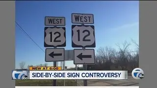 Side by side sign controversy
