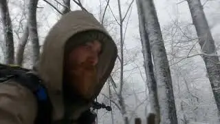 Appalachian Trail 2022 (NoBo) Day 33 - Leaving hot springs into the snow storm
