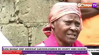 Residents of Kariokor,Starehe constituency   demonstrate over closed roads.
