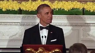 President Obama Speaks at the 2015 NGA Dinner