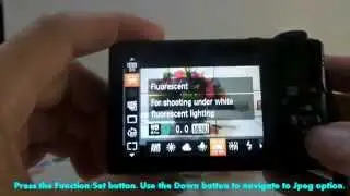 Canon Powershot S110/ S120- How to set camera to shoot raw file format