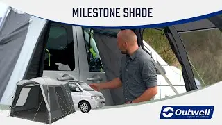 Outwell Milestone Shade - Poled Drive Away Awning (2020) | Innovative Family Camping