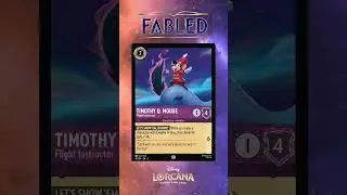 🚨 NEW CARD REVEAL 🚨 New TIMOTHY MOUSE REVEALED | Disney Lorcana