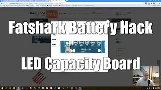 Fatshark Battery Hack DIY LED Capacity Board