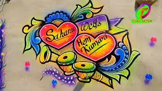Shubh Vivah wall painting || marriage art design || shadi painting#Tilaknetam​
