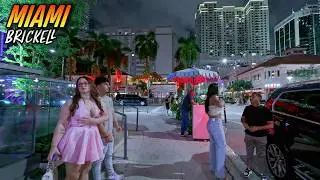 Brickell Miami Walking Tour | Urban Jungle in 4K