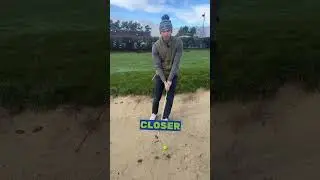 Get out of wet compact sand bunkers every time with this drill! #golf #golftips
