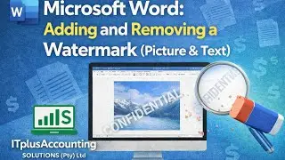 Microsoft Word: Adding and Removing a Watermark (Picture & Text)