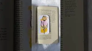 easy handmade bookmark 🥰 #art #asmr #drawing #diy #painting #books #like #share #shorts #short#shots