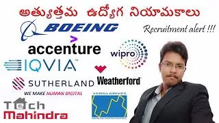 Latest Job Updates | KIA Motors, Wipro, Boeing Hiring | Any Degree, BTech, MBA, Diploma #Kia #Wipro