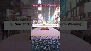 New York City (Winter Storm Warning)