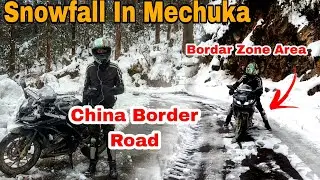 Mechuka Snowfall || EP 3 || India-China Border Road || Lamang || @rajib_bsty