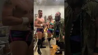 No, Drew Hood is not vaping in this video #yeahthatgreenville #prowrestling #backstage #sciencerules