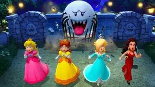 【スーパー マリオパーティ ジャンボリー】ミニゲーム ファニー  * ピーチ vs ロゼッタ vs デイジー vs ポーリン* 伝統衣装対決 (最強CPU｢たつじん」)
