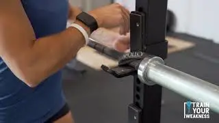 Securing Barbell for Bar Muscle-Up Drills