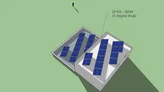 20 KW Sketchup Google Earth Solar System Design