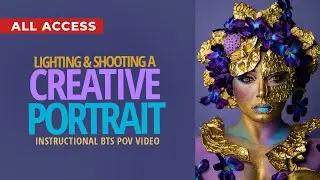 Creating an AI-Inspired Portrait | BTS Photoshoot with Kay Alvarez