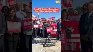 Free DC, End the Occupation, Stop Militarizing Our Cities.