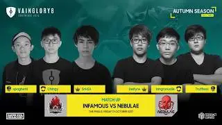 Nebulae vs Infamous Finals SEA Vainglory 8 Autumn Season S1W3