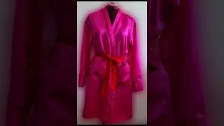Sewing a pink and red kimono/robe #sewing #handmade #diy #clothes