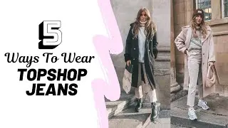 5 WAYS TO WEAR BEIGE TOPSHOP JEANS // Casual Winter Lookbook // Sinead Crowe