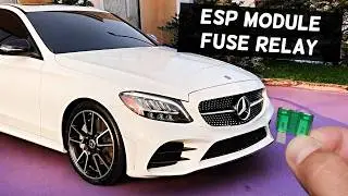 MERCEDES W205 ESP Electronic Stability Control Module Fuse Relay Location C300 C400 C450 C43 C63 C25