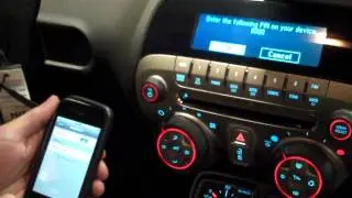 Stream music to the 2010 Camaro with an IPhone or ITouch using bluetooth wirelessly
