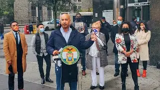 Bronx Borough President Ruben Diaz Jr. Holds A Tech Equity Day Of Action