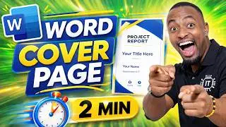 FIATECH EP 22: 🛑UKO BAKORA COVERPAGE MURI WORD || HOW TO CREATE A COVERPAGE IN MS WORD