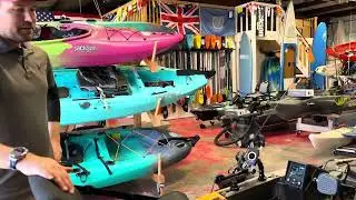 Old Town Bigwater 132 EPDL Kayak Mods! YakPower Lighting, power, track and tons of YakAttack motor