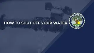 How To: Water Shut Off