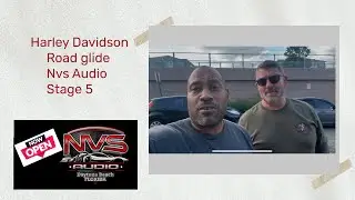 Client took the 10 hour trip from Ohio to NJ to upgrade the audio on his Harley Davidson Road glide.