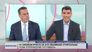 Ο Υπουργός Περιβάλλοντος και Ενέργειας Σταύρος Παπασταύρου στο «Newsroom»