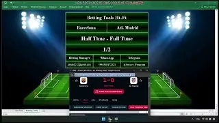 New Software Betting Tools Manager Half Time - Full Time 100% Guaranteed
