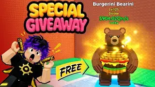 FREE MAX LEVEL DIVINE SPECIAL GIVEAWAY ALERT!  - Escape Tsunami for Brainrots ROBLOX