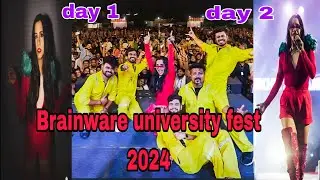 Brainware university fest 2024 || brainware university fresher party | brainware university kolkata