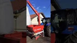 HMS rasipac vestackog djubriva 1200 litara sa kranom za dzambo vrece